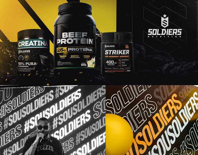 Projeto Soldiers Nutrition — materiais institucionais e impressos