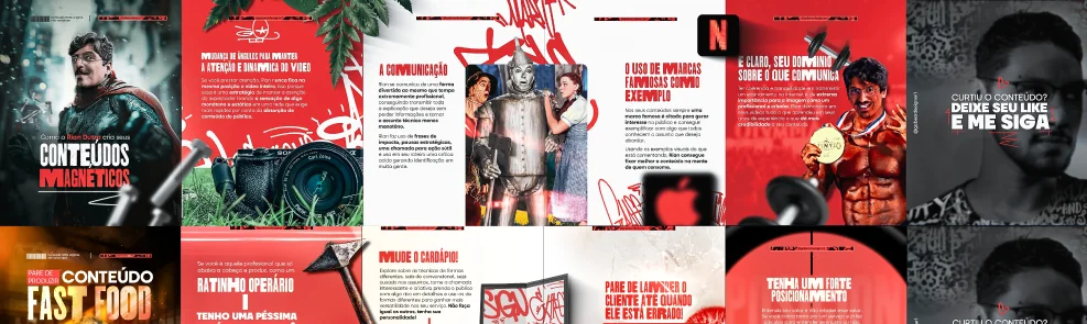 Carrosséis e posts autorais de Gabriel Sumimoto